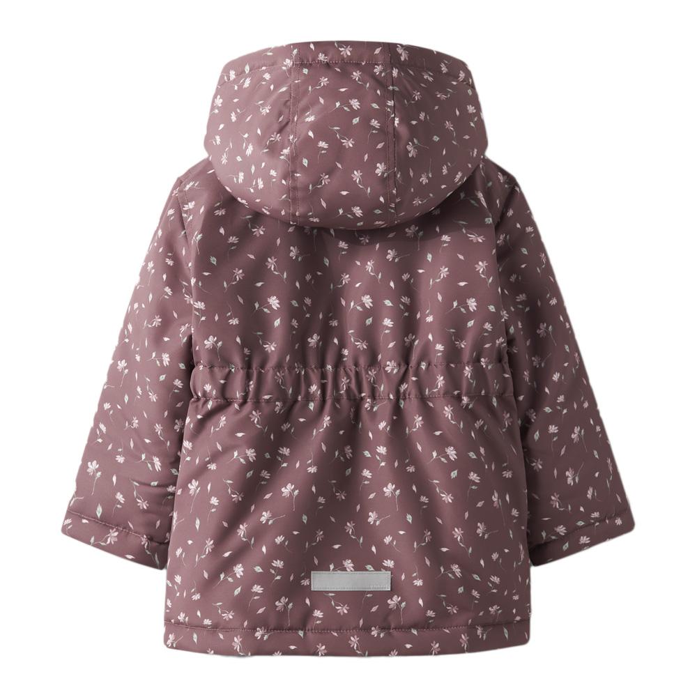 Chaqueta Name it Petite Fleurs rosa/verde de niña ver 2