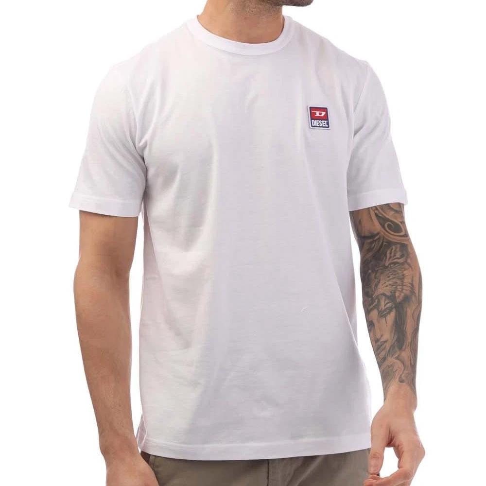 T-shirt Blanc Homme Diesel Just 16 Maglietta pas cher