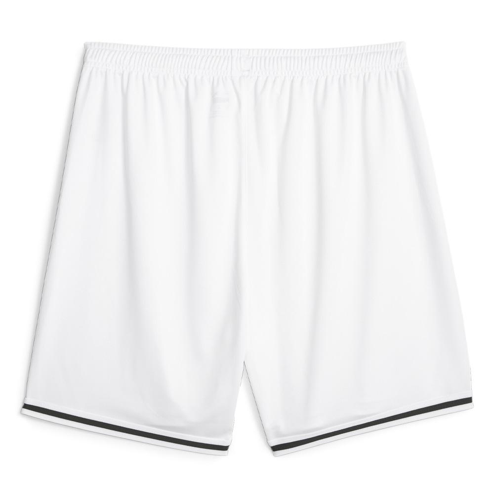 Pantalón corto de baloncesto para hombre Puma Hoops Team Game Short blanco ver 2