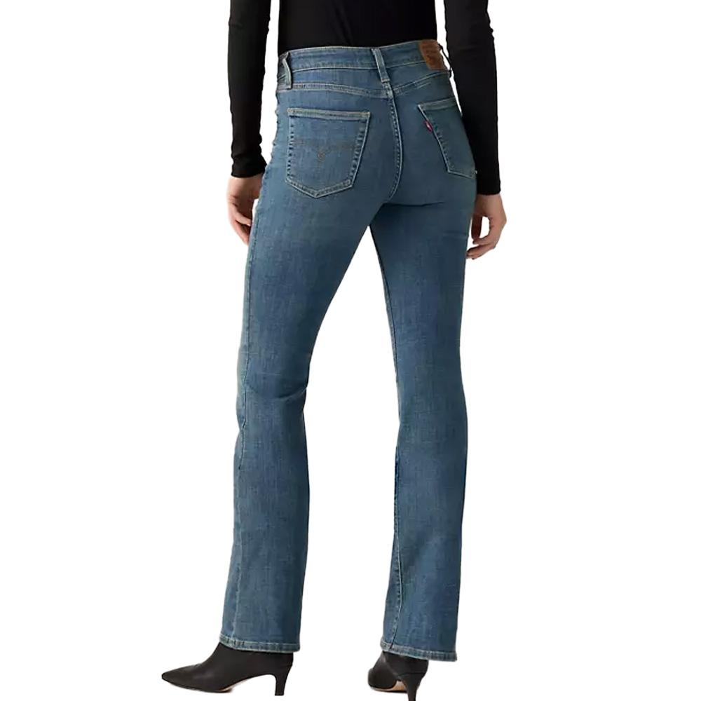 Jean 725 Bleu Bootcut Femme Levi's High Rise vue 2