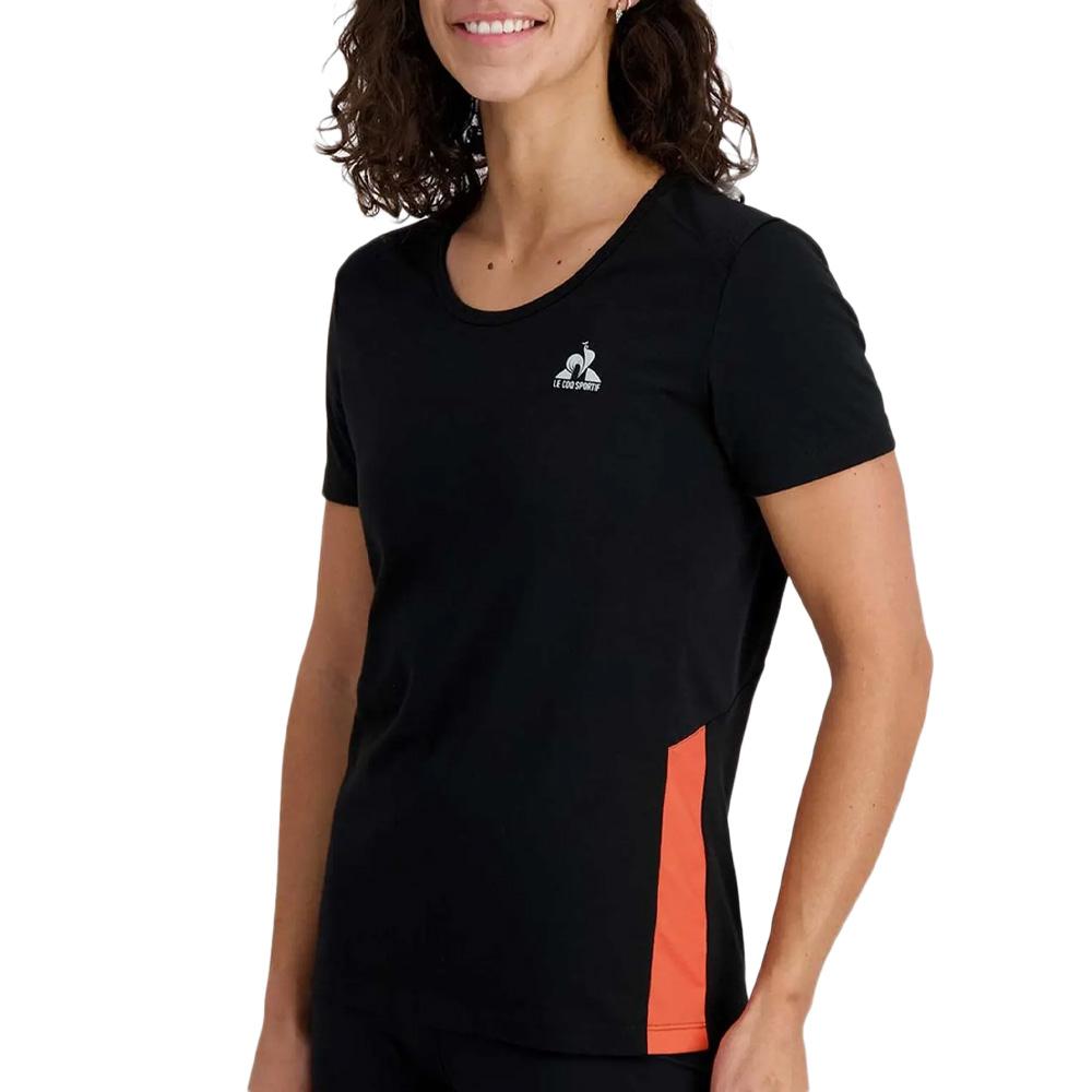 Maillot de entrenamiento Le Coq Sportif negro, mujer barato