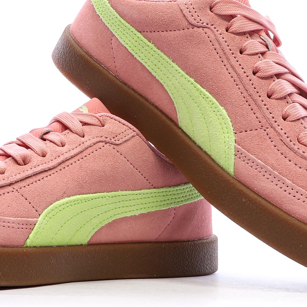 Baskets Roses/Jaunes Homme Puma Club vue 7
