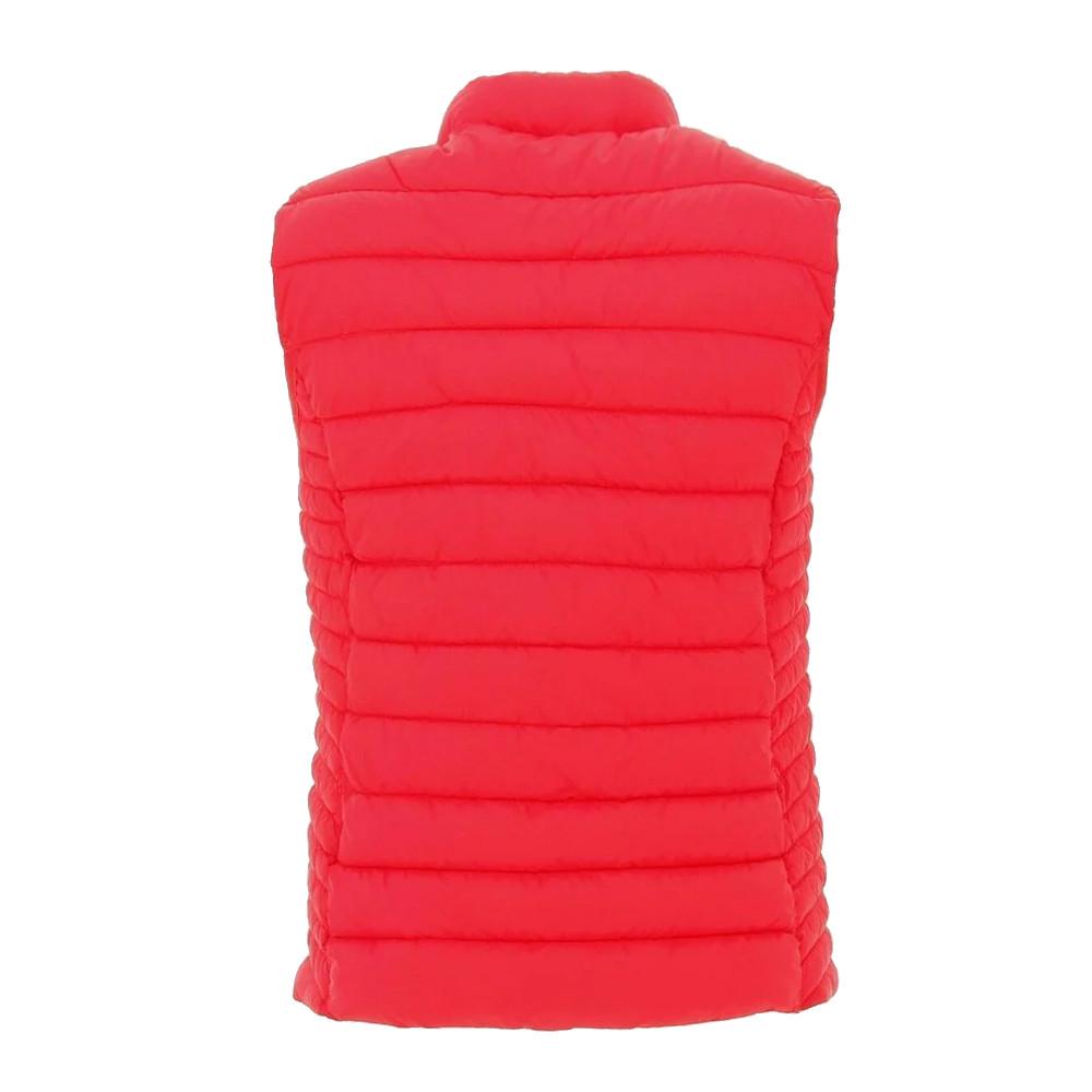 Women's red sleeveless down jacket Teddy Smith B-terry Photo of the Espace des Marques %store% store - view of %key%