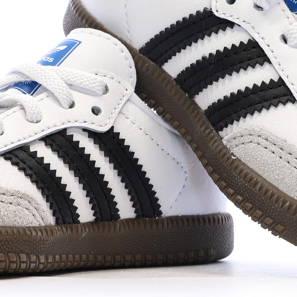 Weiße Sneaker für Damen und Herren Adidas Samba Ansicht 7