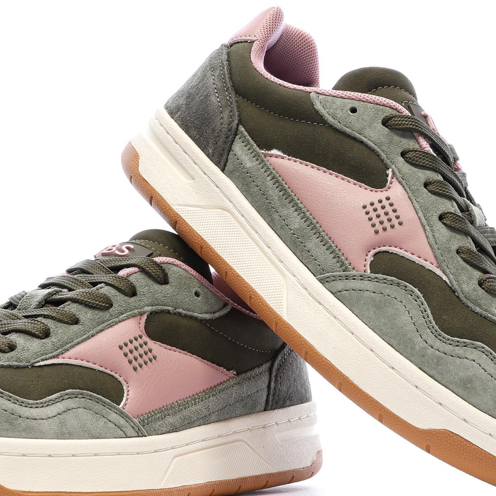 Baskets Kaki Femme TBS Tennis vue 7