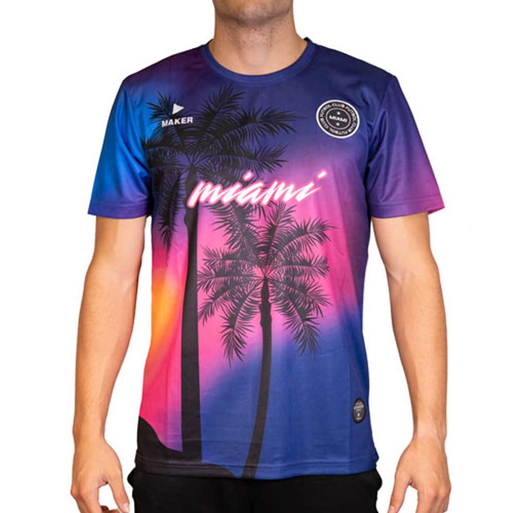 Fußballtrikot in Marineblau/Rosa von Sport Zone Miami günstig