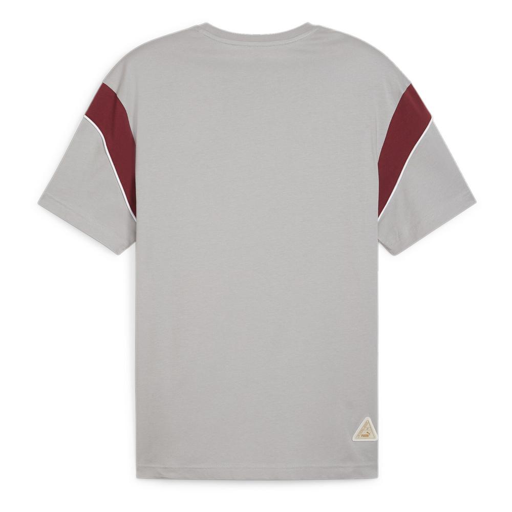 Camiseta AC Milan Gris/Burdeos Hombre Puma Ftblarchive ver 2