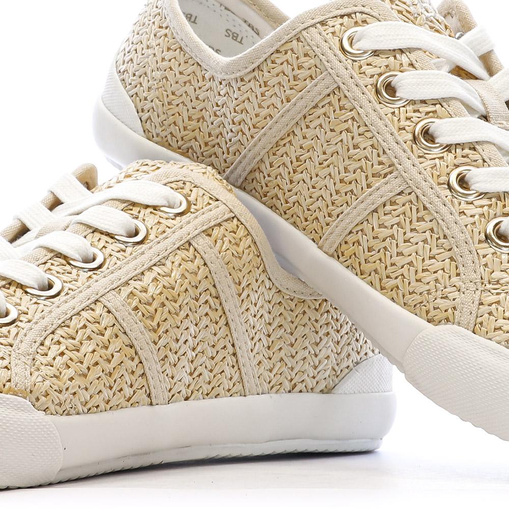 Beige/weiße Stoffschuhe für Damen TBS OPIACE Ansicht 7