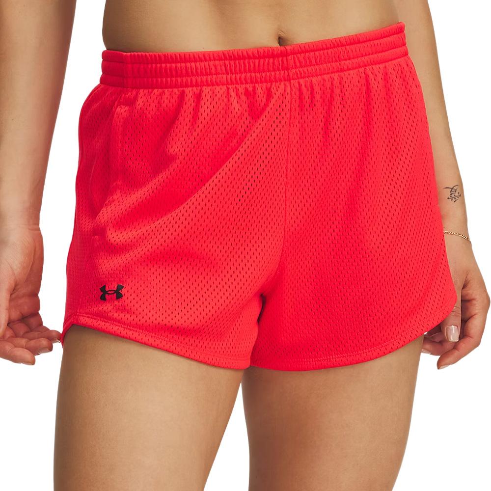 Under Armour Tech Play Women’s Red Shorts affordable