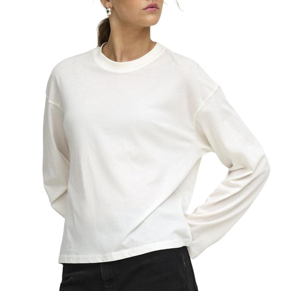 Weißes Langarm-T-Shirt für Damen von Only Happy günstig
