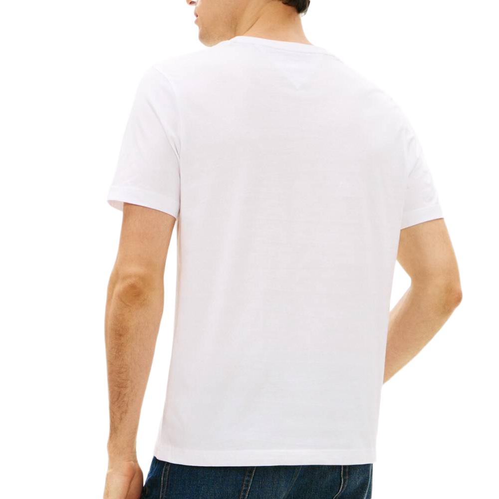 T-Shirt Blanc Homme Tommy Hilfiger Brand vue 2