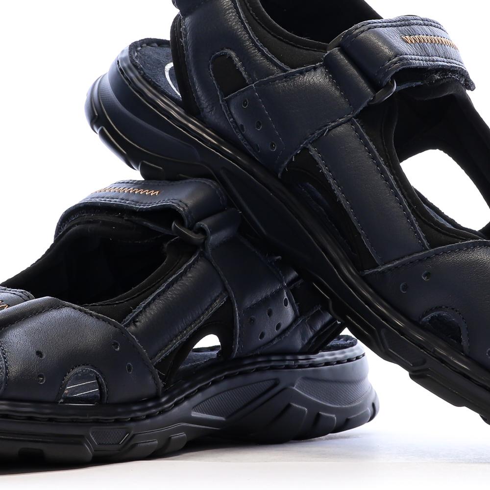 Men’s Navy Sandals TBS JOHALIN Photo of the Espace des Marques %store% store - view of %key%