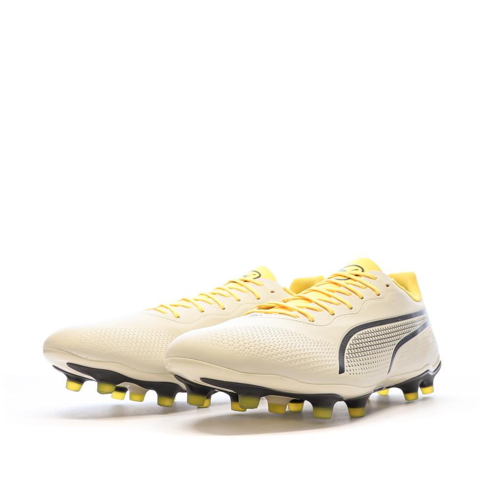 Men’s Puma King Pro Football Boots, Ecru/Black Photo of the Espace des Marques %store% store - view of %key%
