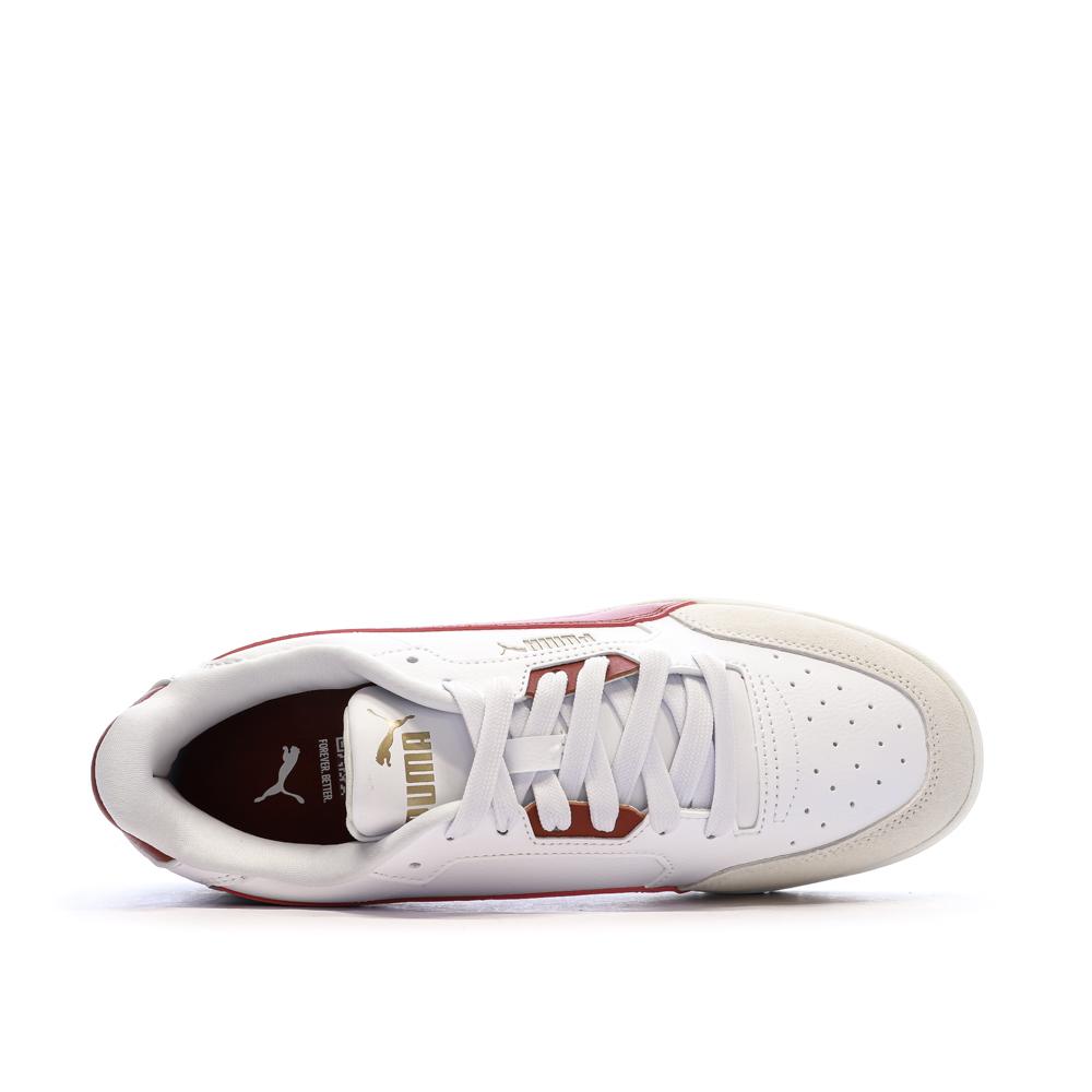 Weiß/rote Herren-Sneaker Puma Shuffle Downtown Ansicht 4