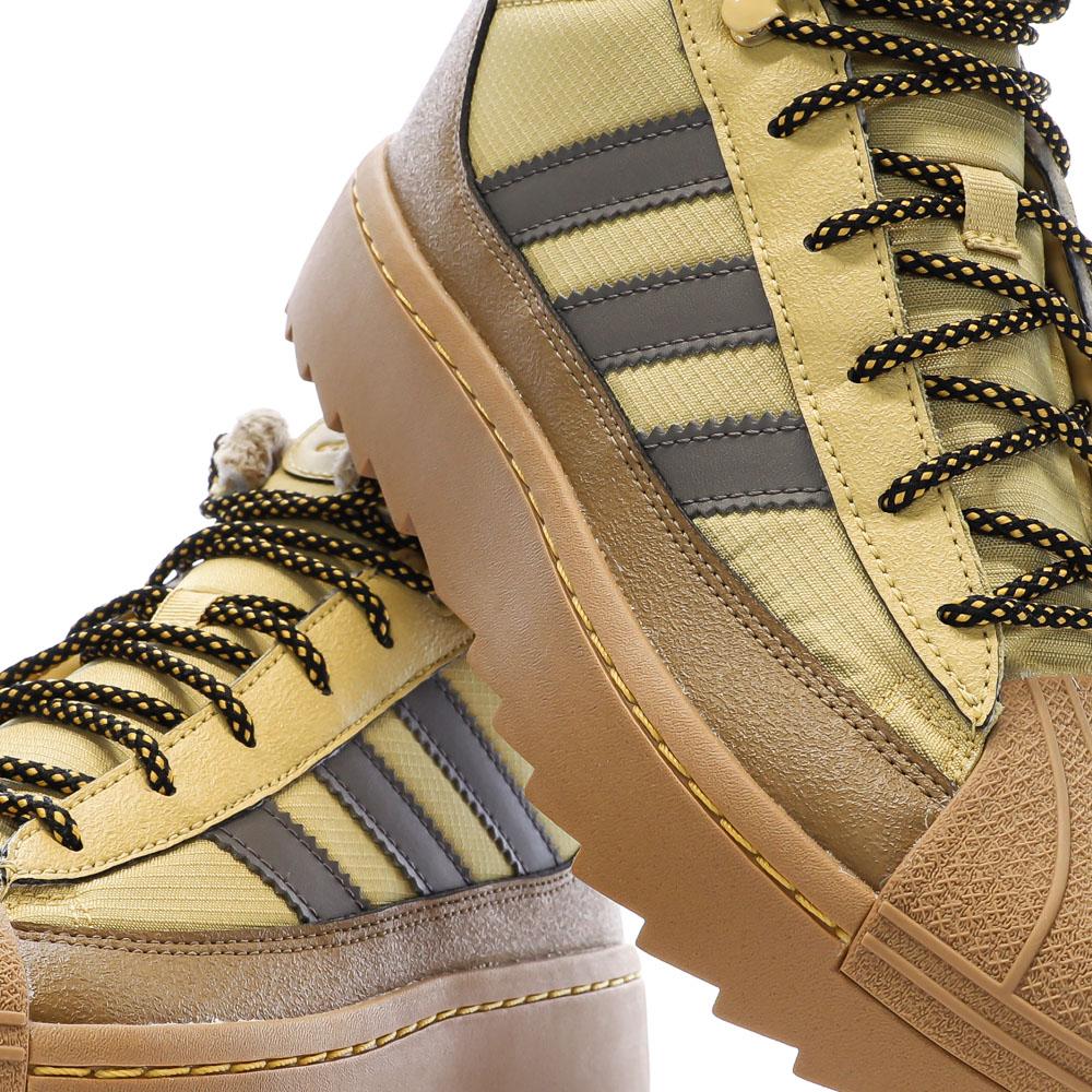 Camel/Gelb Damen Sneaker Adidas Superstar Winter Ansicht 7