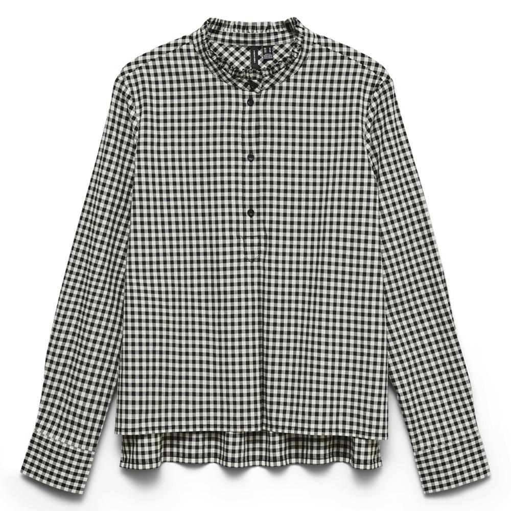 Weiß-schwarz kariertes Damenhemd von Vero Moda, Modell Sicely günstig