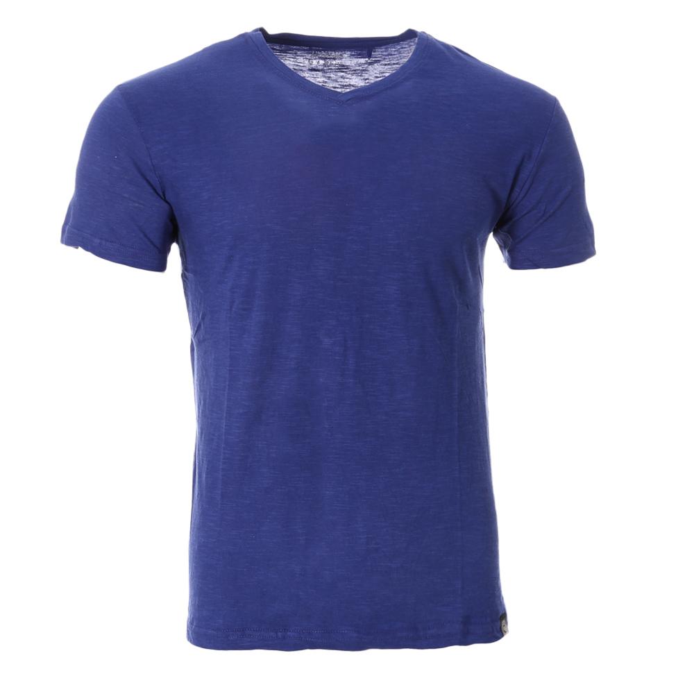 T-shirt Bleu Roi Homme Paname Brothers TANGO vue 2