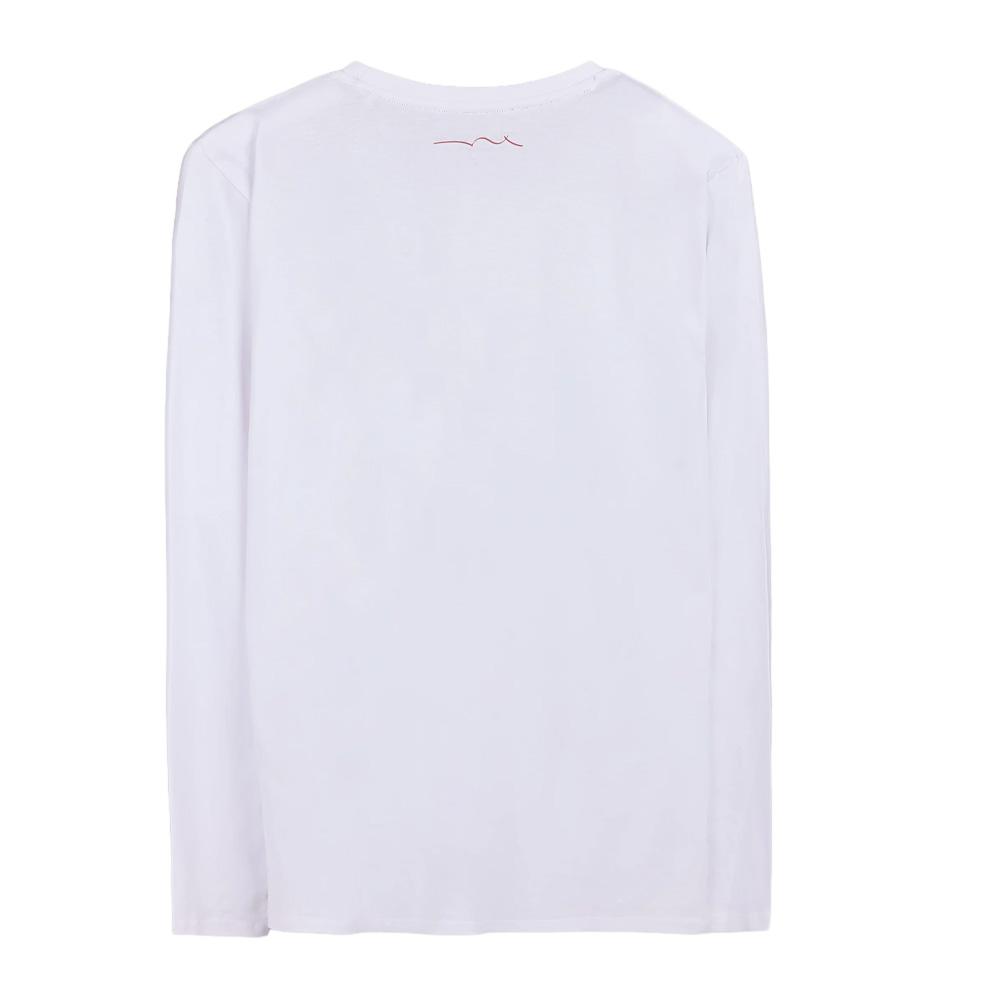 Men’s White Long-Sleeved T-Shirt by Teddy Smith – Jim Photo of the Espace des Marques %store% store - view of %key%