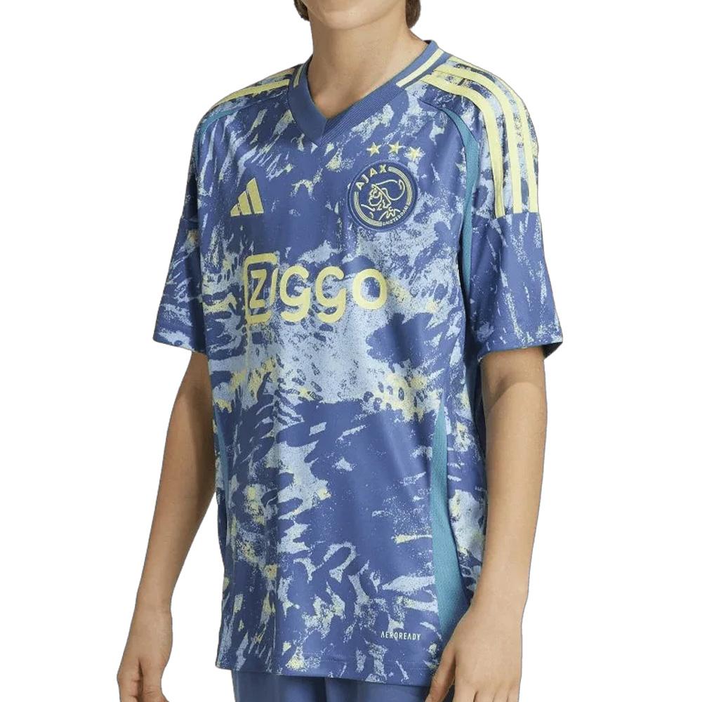 Ajax Amsterdam Blue Boy's Outdoor Jersey Adidas 24/25 affordable