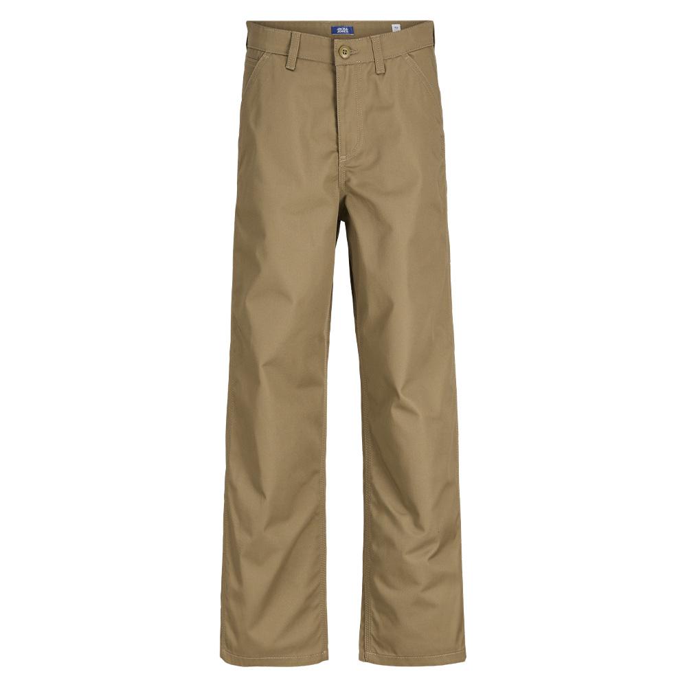 Beigefarbene, locker sitzende Hose für Jungen von Jack & Jones Clean Ansicht 3