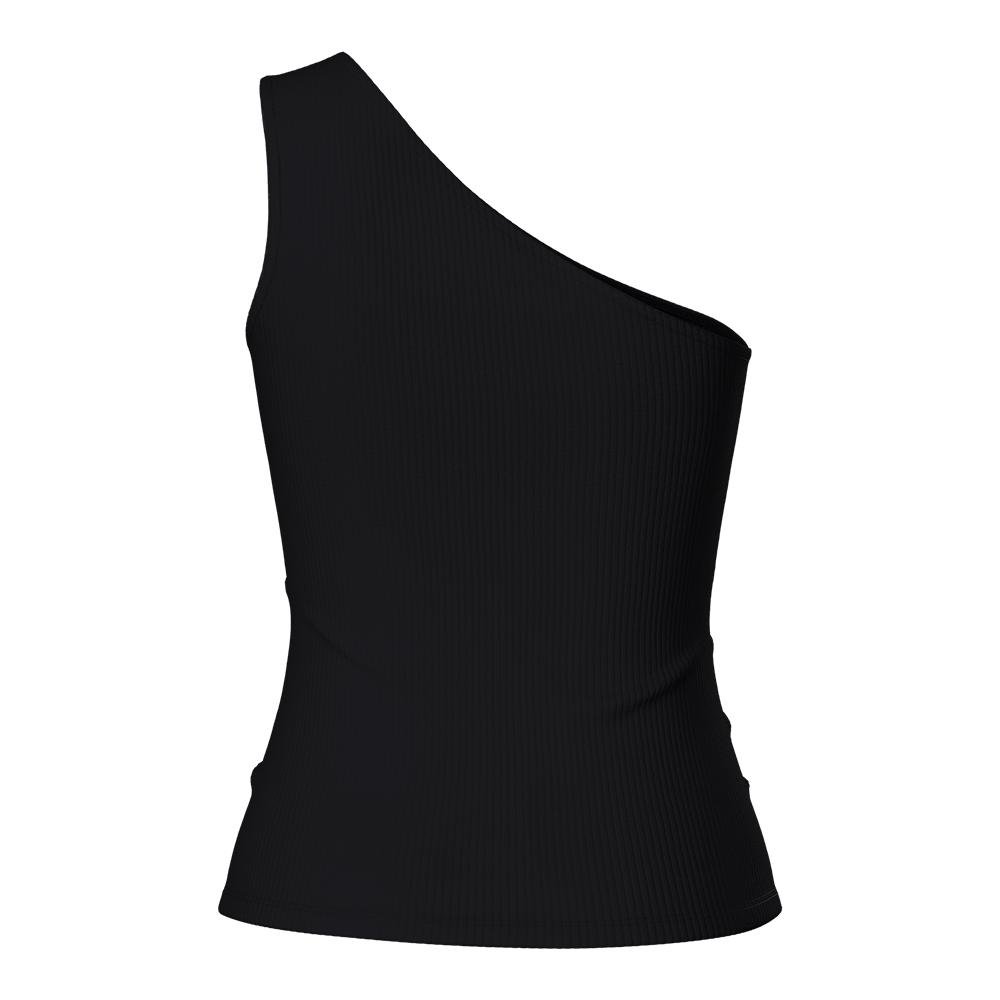 Camiseta negra de mujer Pieces Cruka ver 3