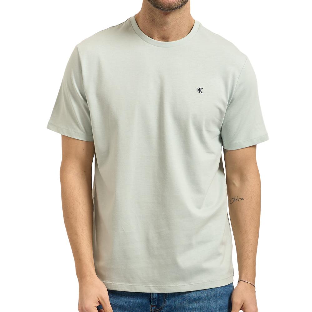 Camiseta verde para hombre de Calvin Klein Jeans Classics barato