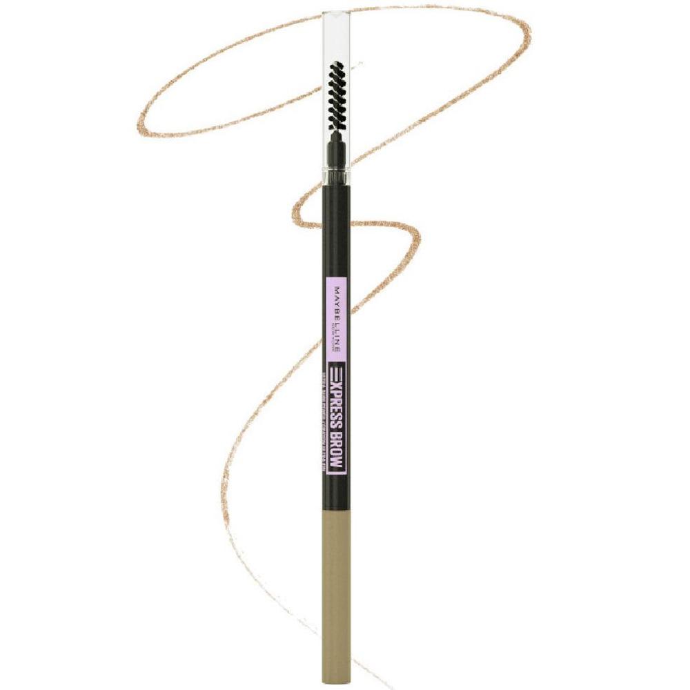 Lápiz de cejas Express Brow Ultra Slim de Maybelline New York, tono rubio barato