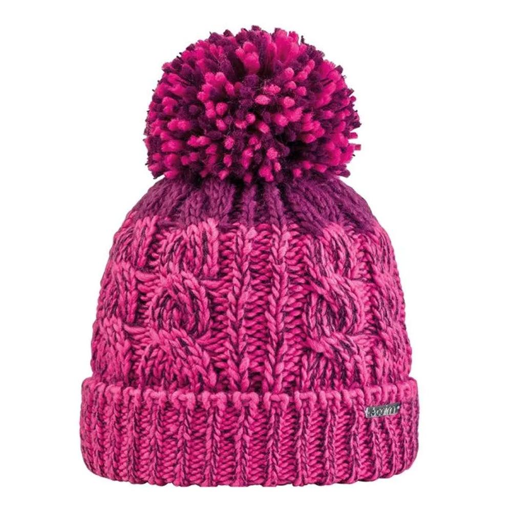 Gorro rosa con pompón para mujer Cairn Eleonore barato