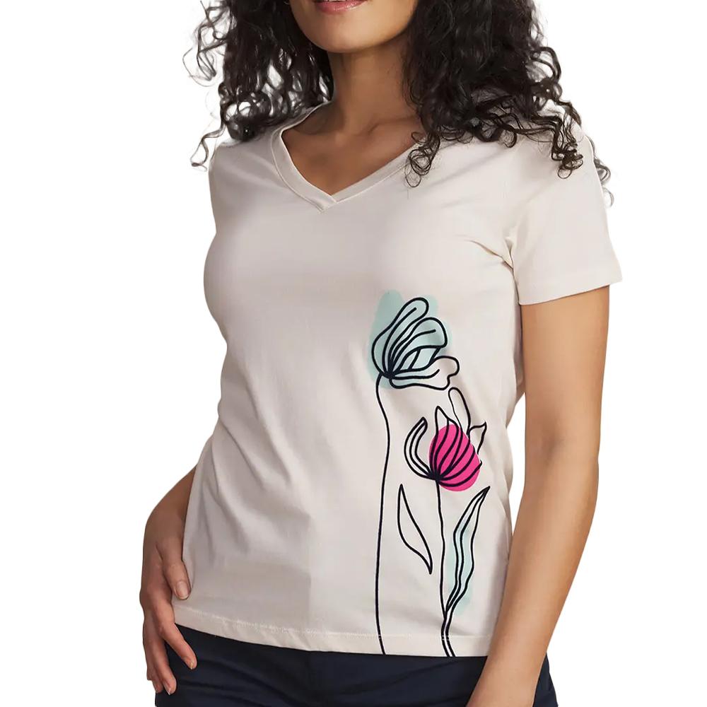 Camiseta blanca para mujer TBS MELBATEE barato