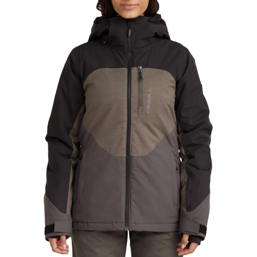 Abrigo negro O'Neill Carbonite para mujer barato