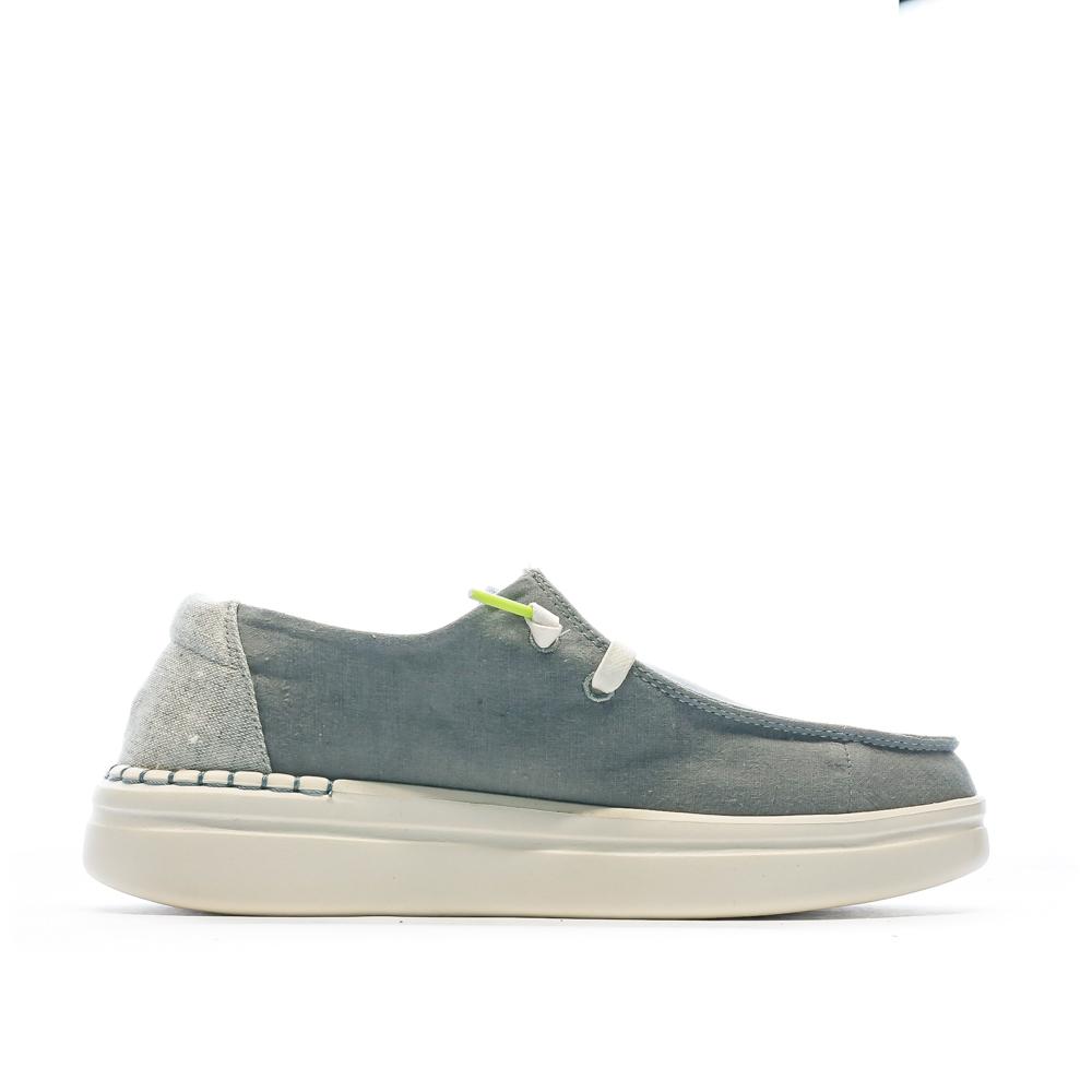 Hey Dude Wendy Rise Grey/Blue Women's Shoes Photo of the Espace des Marques %store% store - view of %key%
