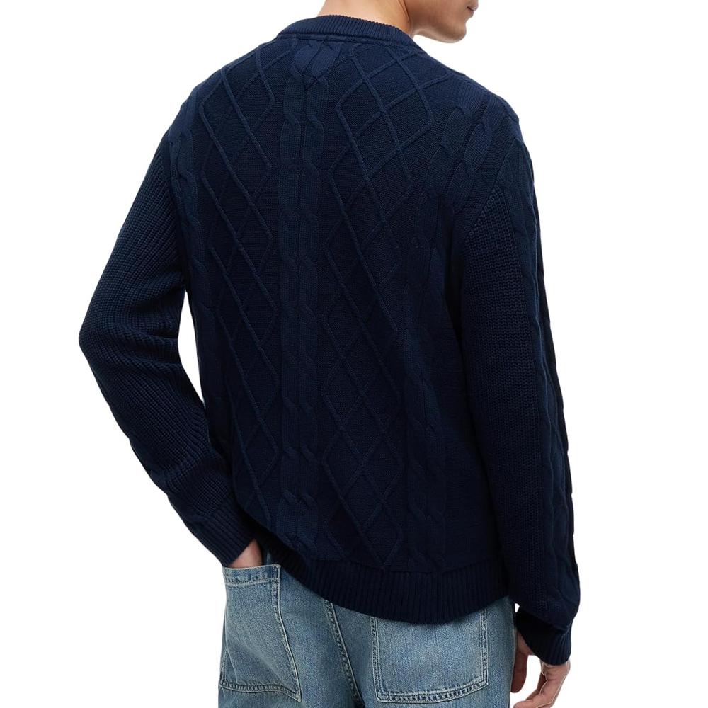 Pull Marine Homme Tommy Hilfiger Cable Knit vue 2