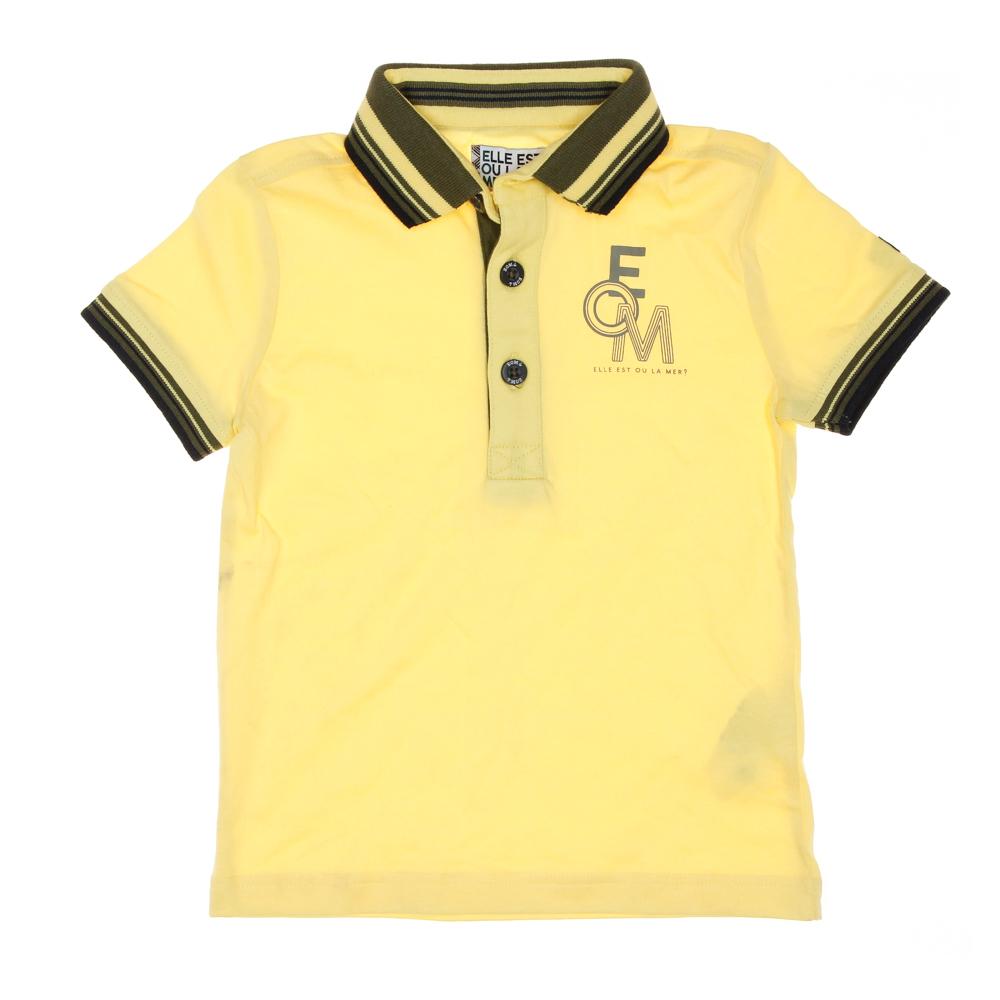 Polo Jaune Garçon EOM Bonzai pas cher