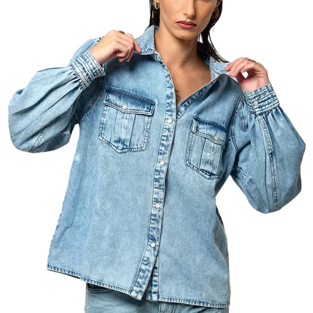 Women's blue shirt Kaporal MABELH affordable