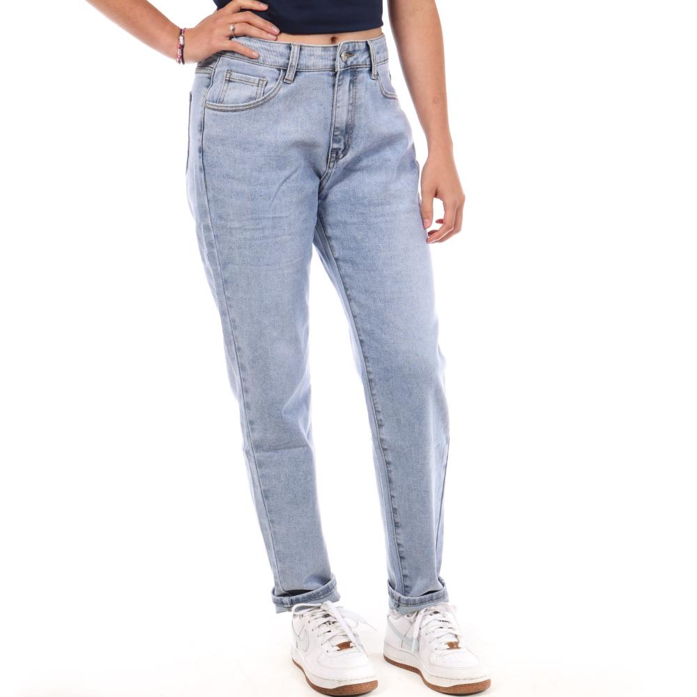 Vaqueros slim azules para mujer Monday Premium Mom barato