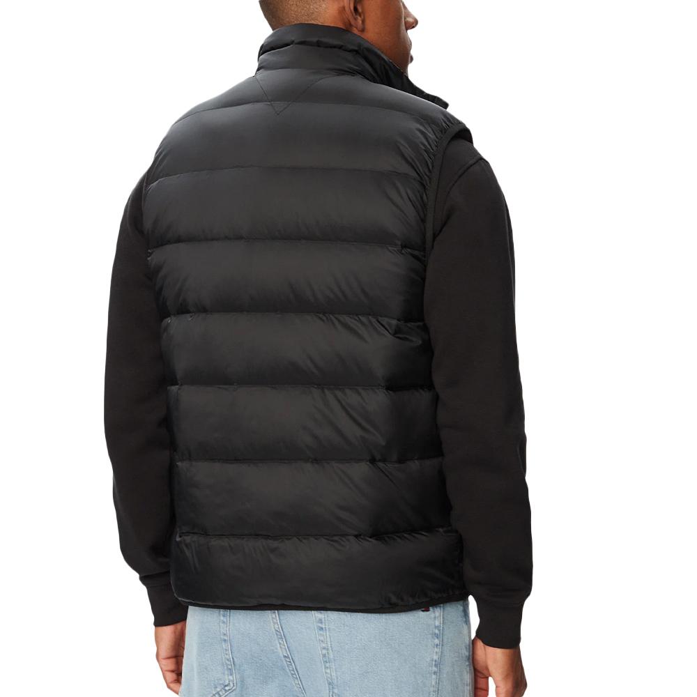 Chaqueta sin mangas negra para hombre de Tommy Hilfiger, plegable ver 2