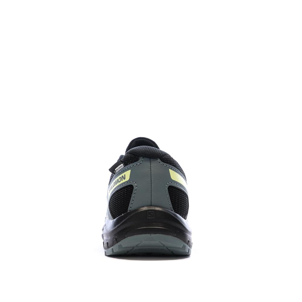 Schwarze/gelbe Salomon-Wanderschuhe für Herren „Piccolo“ Ansicht 3