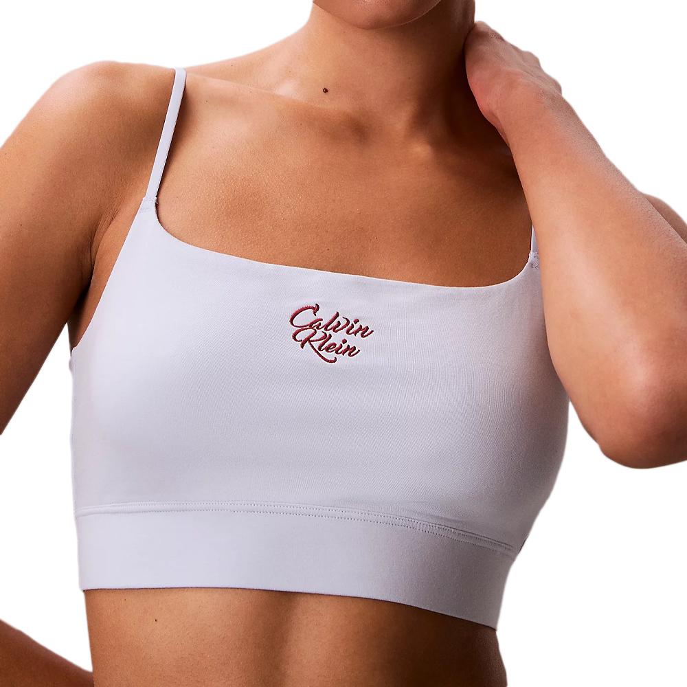 Sujetador Calvin Klein Jeans azul sin forro para mujer barato
