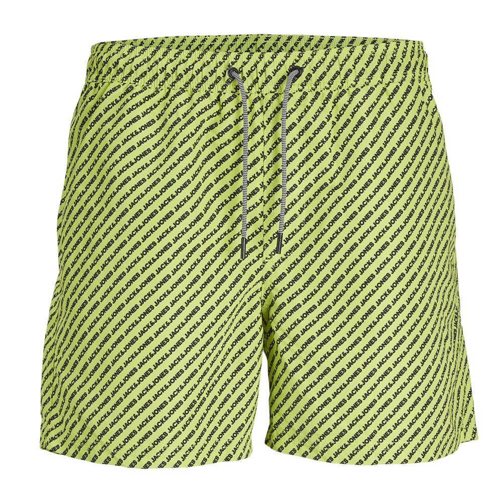 Jack &amp; Jones Fiji Boy's Grün/Schwarze Badeshorts günstig