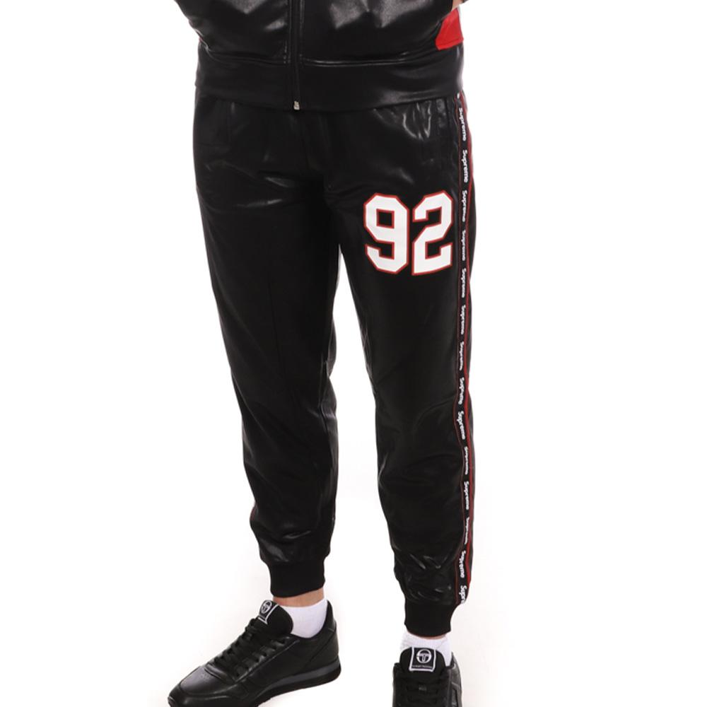 Pantalones de chándal negros para hombre Supreme Grip SUP barato