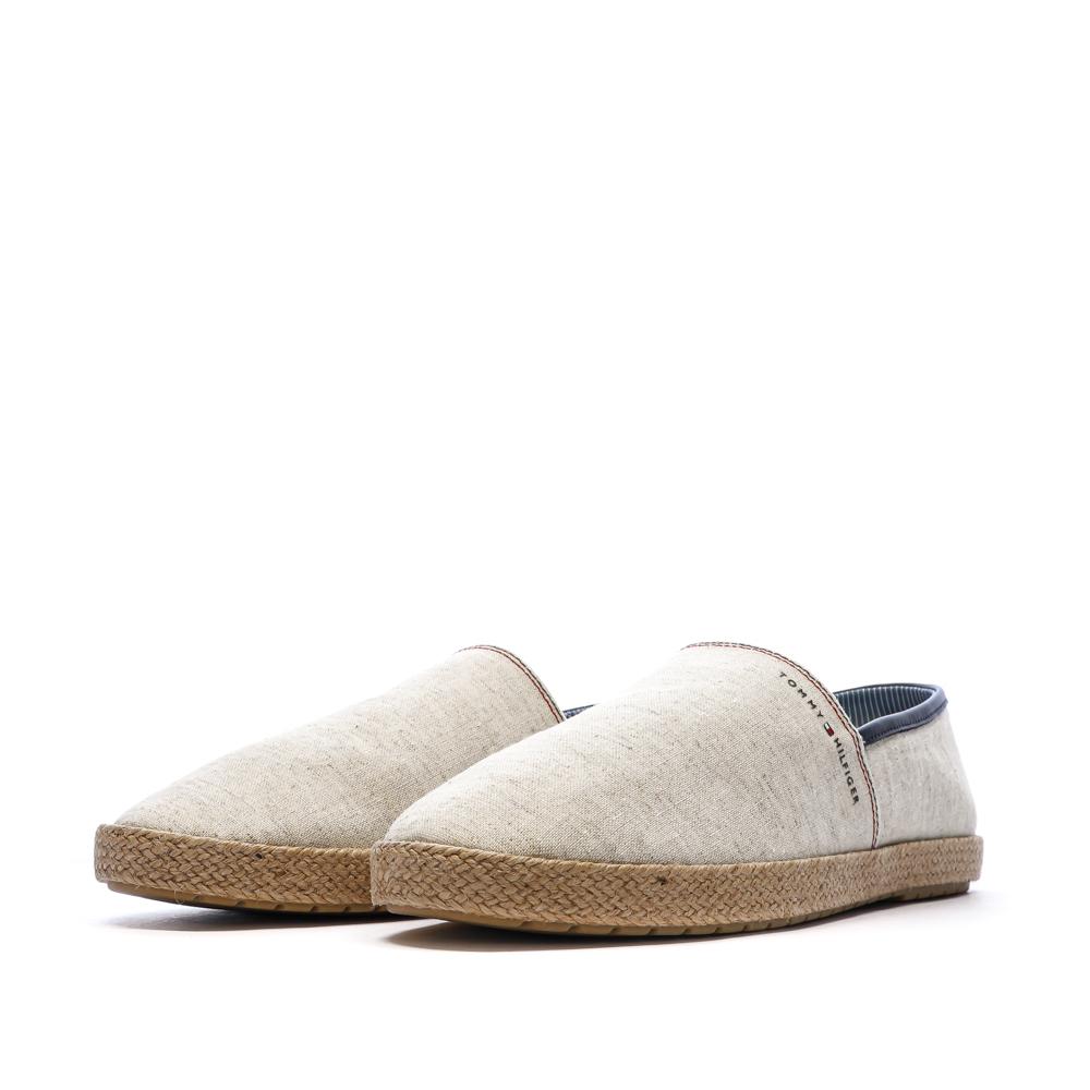 Espadrillas beige para hombre de Tommy Hilfiger en chambray ver 6
