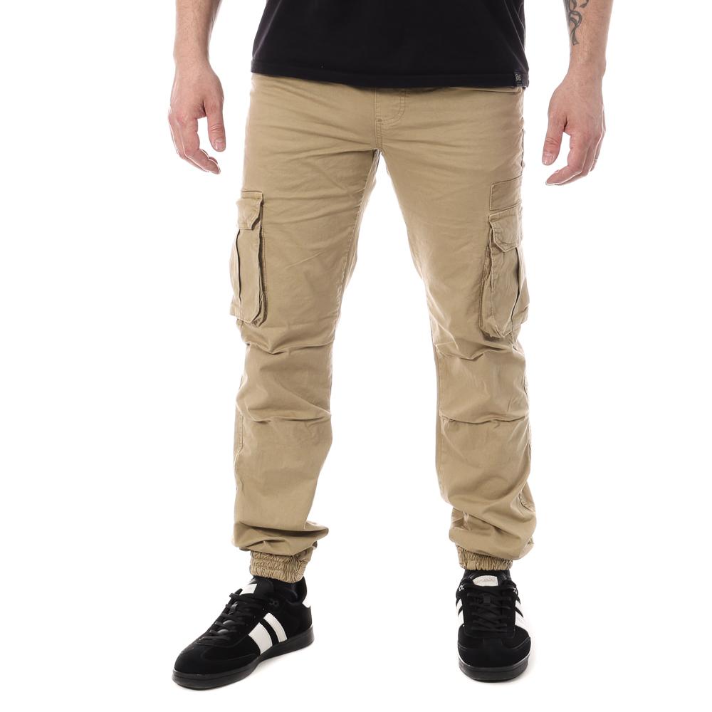 Pantalon Cargo Beige Homme Paname Brothers Live CARLOS pas cher