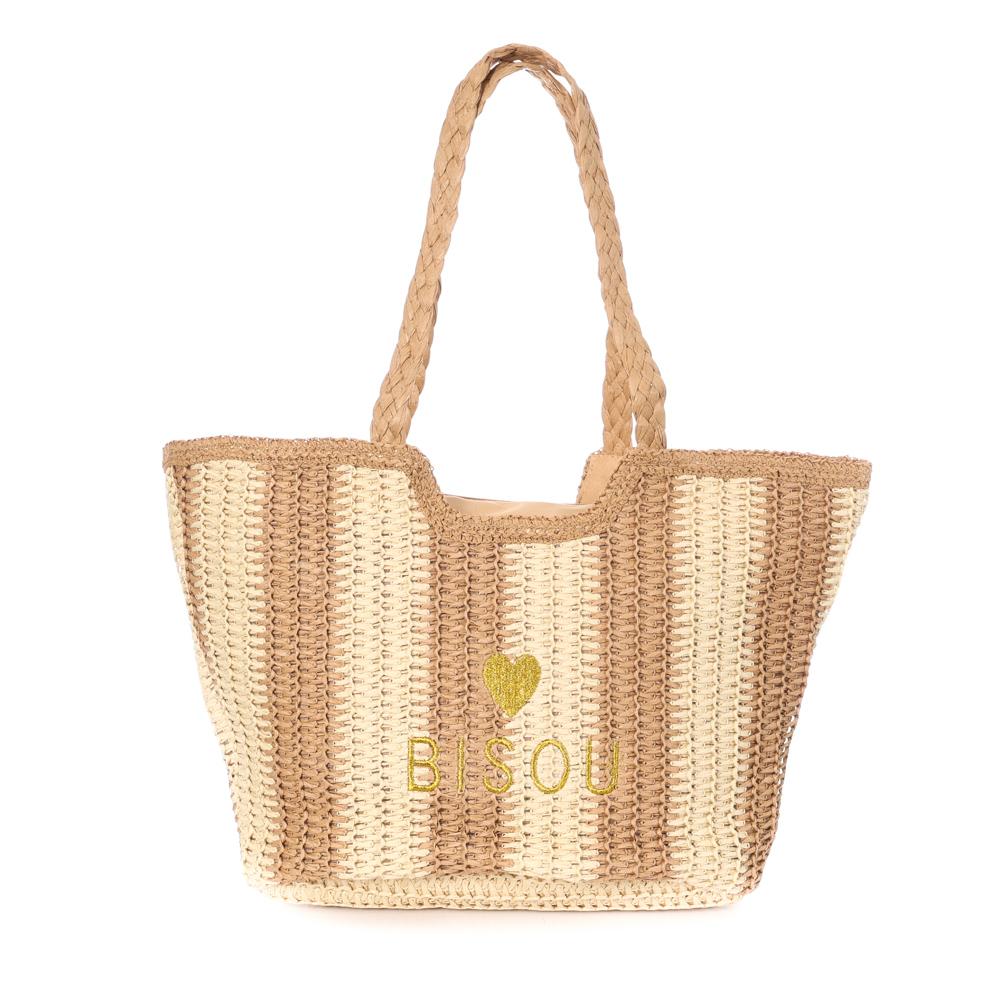 Bolso de playa para mujer Natural/Taupe Gérard Pasquier barato