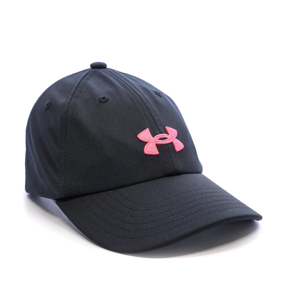 Gorra negra/rosa para niña Under Armour Blitzing Adj ver 2