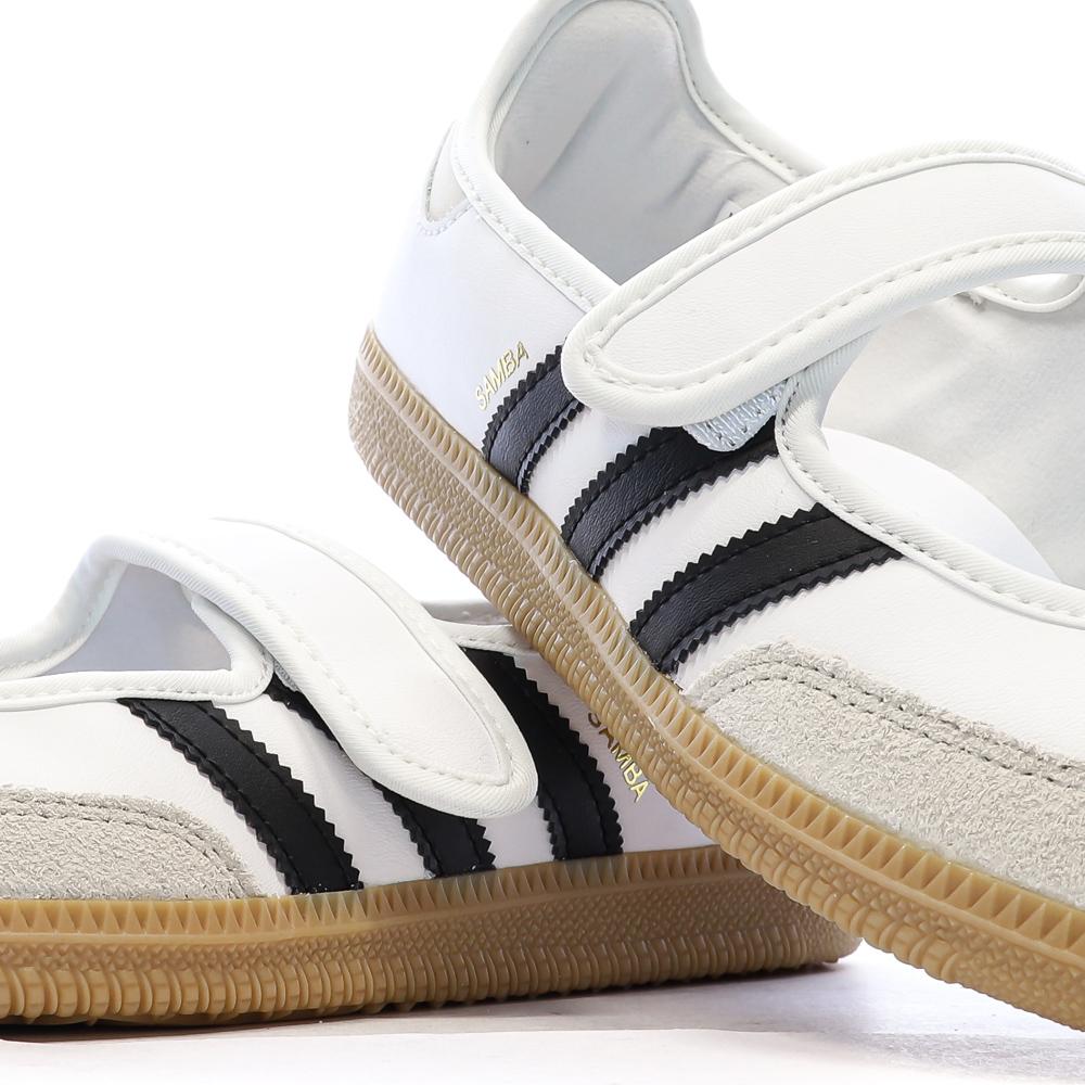 SAMBA JANE White/Black Women’s Trainers by Adidas Photo of the Espace des Marques %store% store - view of %key%