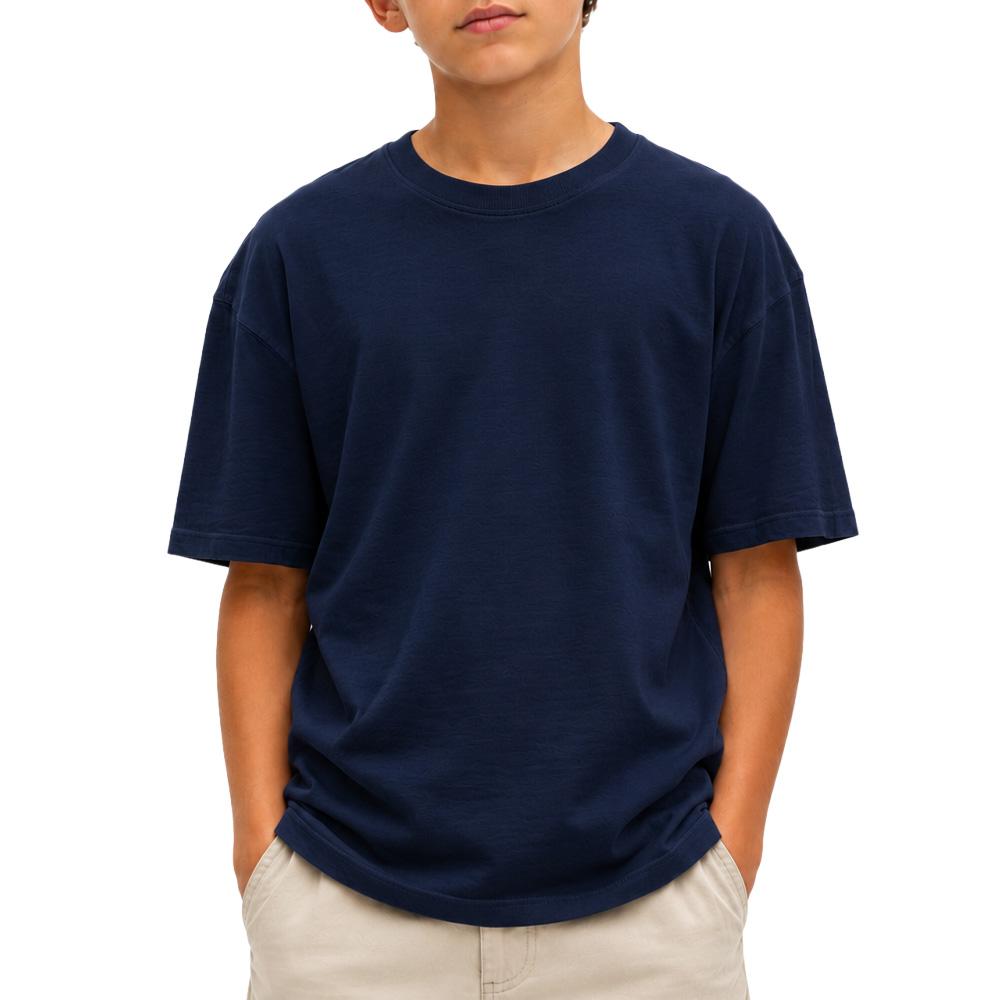 Marineblaues T-Shirt für Jungen von Paname Brothers bei Uniqlo günstig
