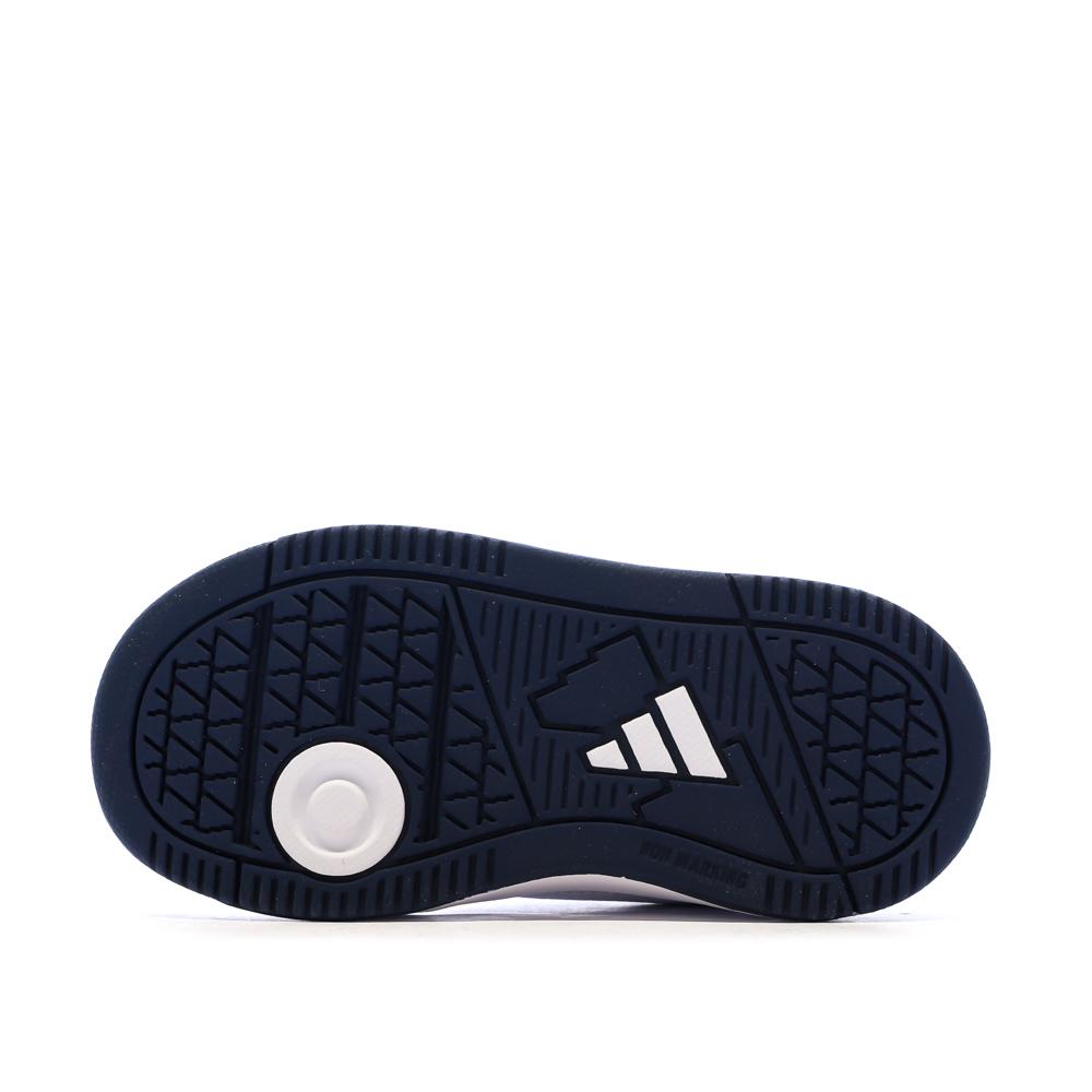 Zapatillas blancas/rojas/azules para niño Adidas Tensaur KJ9763 ver 5