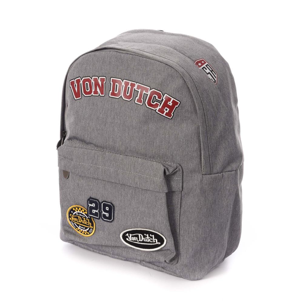 Men's Grey Backpack Von Dutch LCARAKH24 affordable