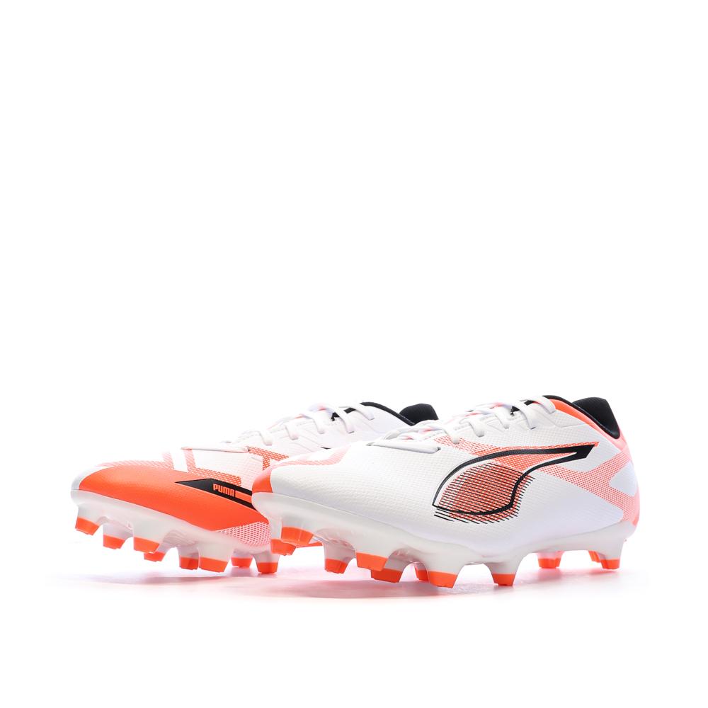 Footwear White/Orange Men Puma Ultra 5 Play FG/AG Photo of the Espace des Marques %store% store - view of %key%