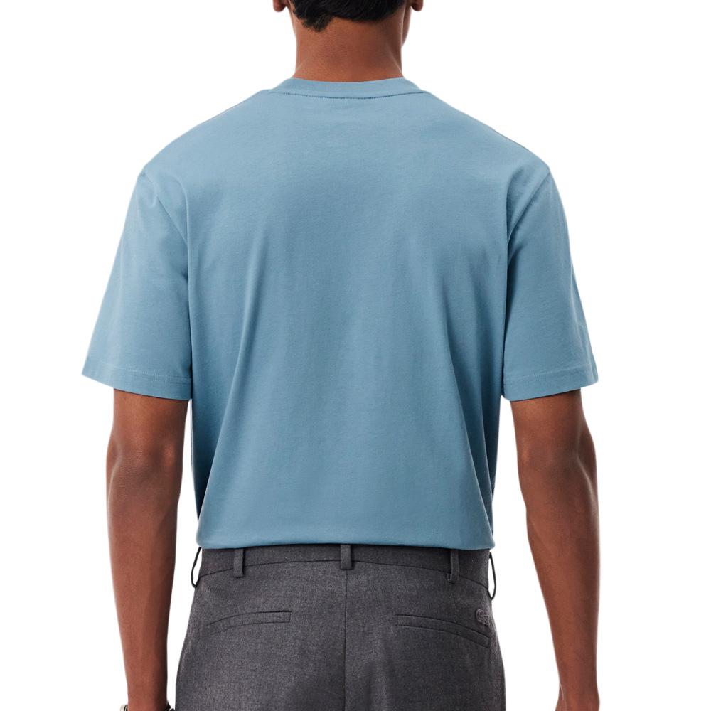 Blaues Herren-T-Shirt von Lacoste, Classic Fit, Gewicht Ansicht 2